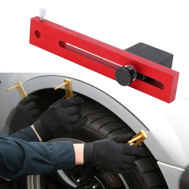 Universal Car Body Line Marker Tool Adjustable Wheel Arch Scriber White Bodywork Marking Tool For Measurement Repairing - Image 4