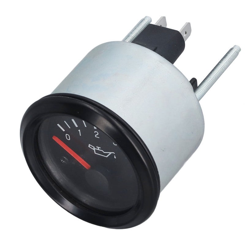 Oil Pressure Gauge 52mm 0-5bar Real-time Pressure Display - Waterproof Dustproof Transparent Cover High Accuracy Aluminium Alloy Gauge for Engine Sets Instrument Boxes - Image 5