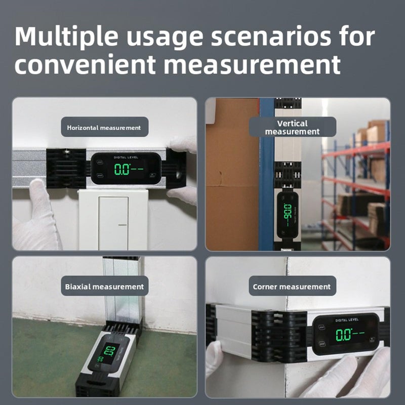 75cm Aluminum Alloy Folding Level With Magnet 5 Sections Multi Angle Measurement Tool - Image 3