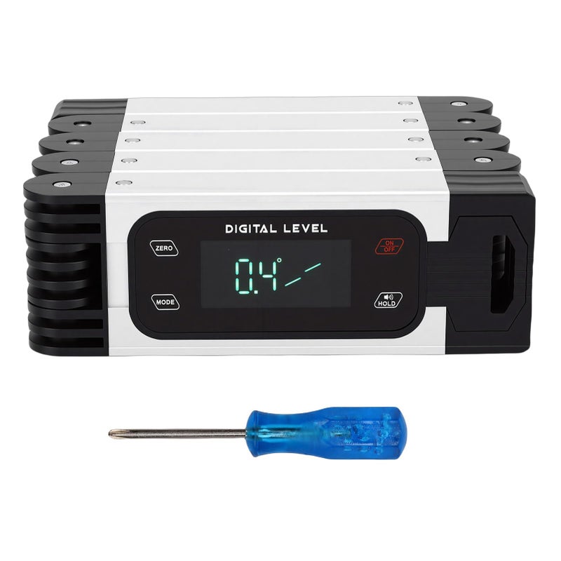 75cm Aluminum Alloy Folding Level With Magnet 5 Sections Multi Angle Measurement Tool - Image 2
