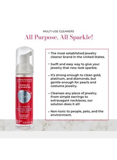 CONNOISSEURS Connoisseurs Jewellery Cleaner Foam  Jewellery Cleaning Solution for Gold Silver Gemstones & Diamonds  Non-Toxic Cleaner for Removing Dirt  - Image 2