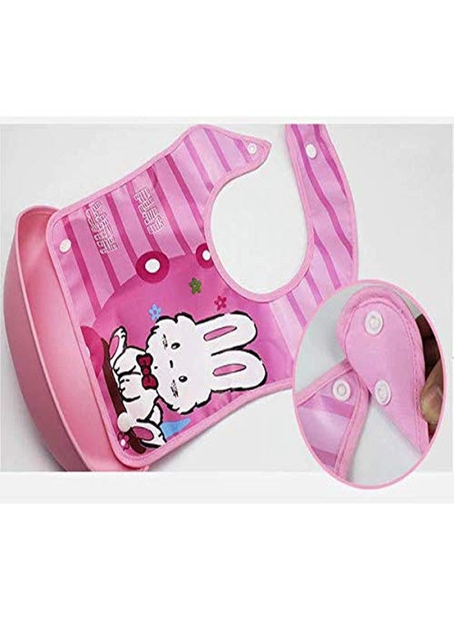 Uber World Silicon Baby Bibs for baby feeding time,Detachable Cup, Pack of 1 - Image 4