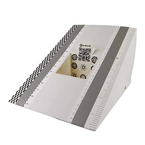 DSLRKIT 28X18cm Lens Focus Calibration Tool Alignment Ruler Folding Card (Pack of 2) - Image 1
