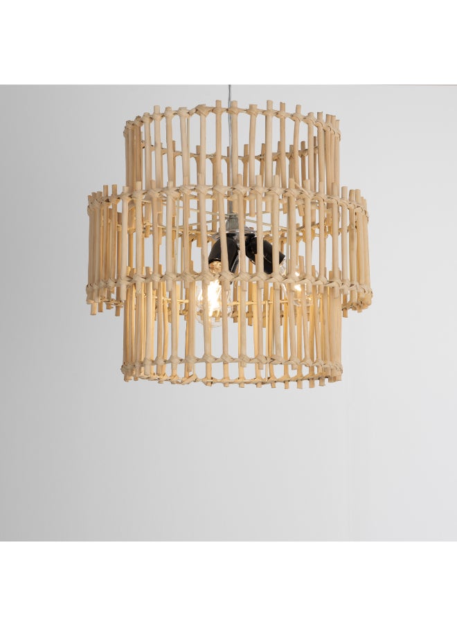 tbshomelamp Bamboo-Boho Celling Lighting Beige  40x45 cm  - Image 4