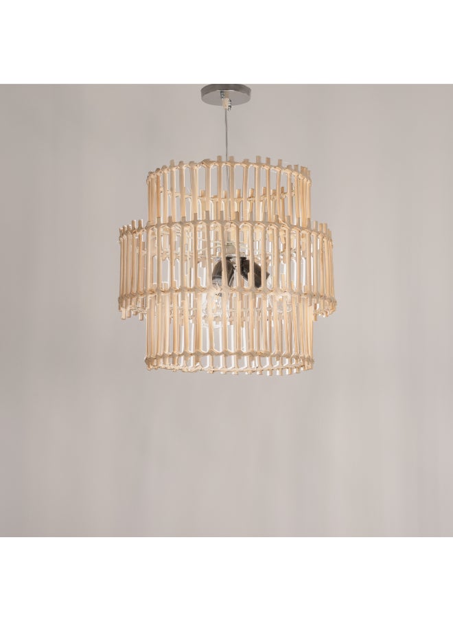 tbshomelamp Bamboo-Boho Celling Lighting Beige  40x45 cm  - Image 3