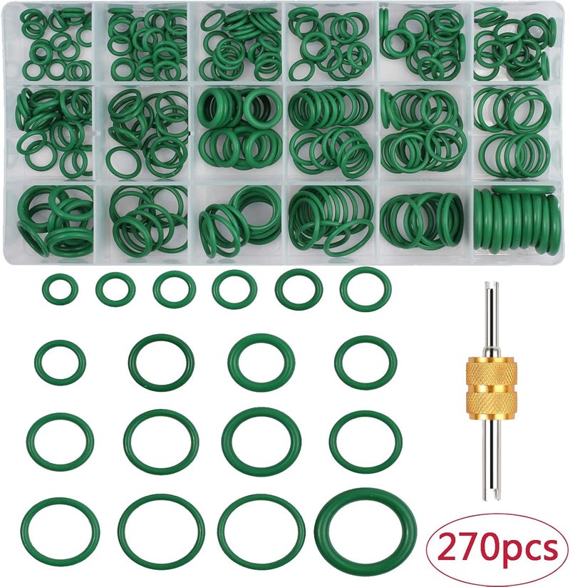 AUTOUTLET 270PCS O Rings Kit with Valve Core Tool - Image 2