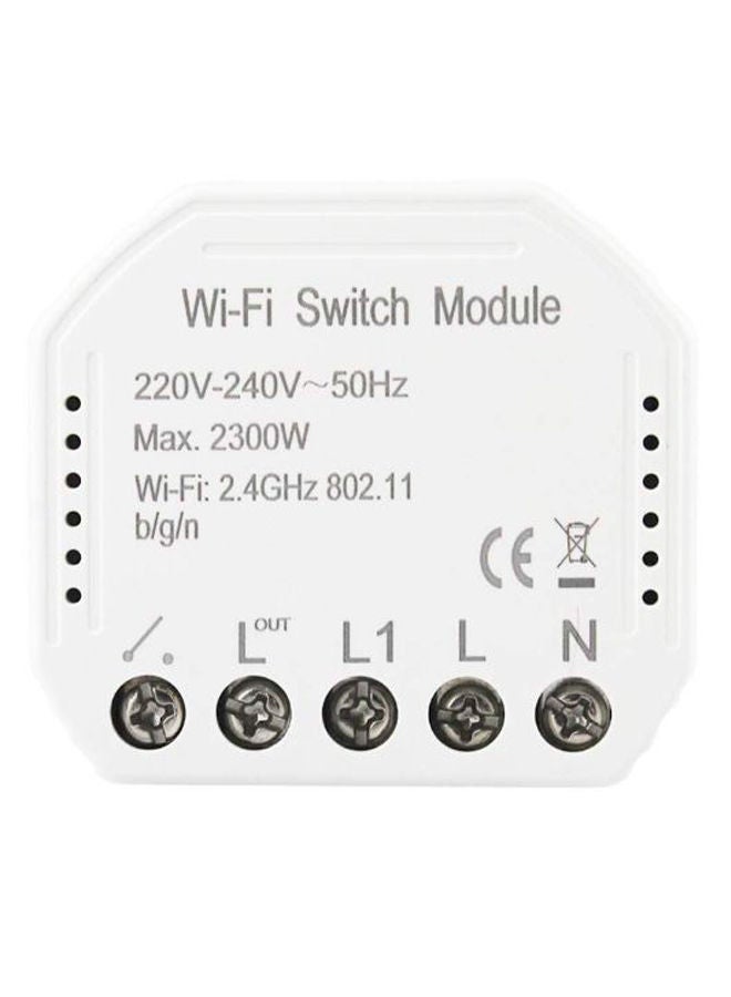 NIBEMINENT Light Switch DIY Breaker Module White