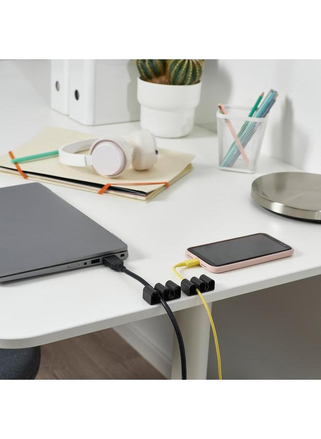 Zaboon Cable Holder, Set Of 3, Dark Grey  - Image 3