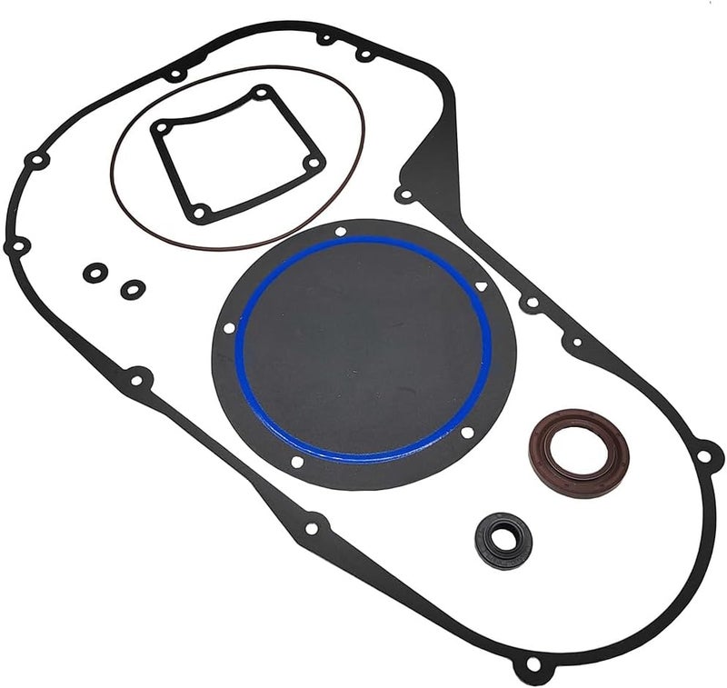BIGLKNM Primary Cover Gasket Kit for Harley Davidson Dyna FXD FLSTF FXST Twin Cam 1999-2006 - Image 1