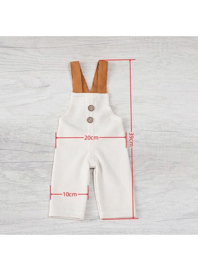 Vedory Newborn Photography Boy Outfit Baby Boy Girls Photo Shoot Costume Crochet Clothes Hat Pants Baby Prop Photoshoot (White C) - Image 5