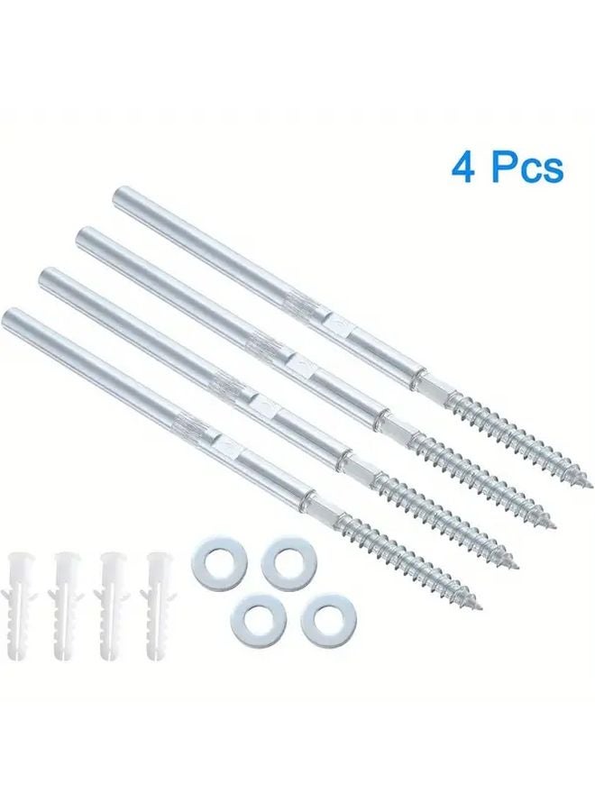 4Pcs Metal Hidden Floating Shelf Brackets 8 X 100mm Invisible Wall Mounted Supports - Image 4