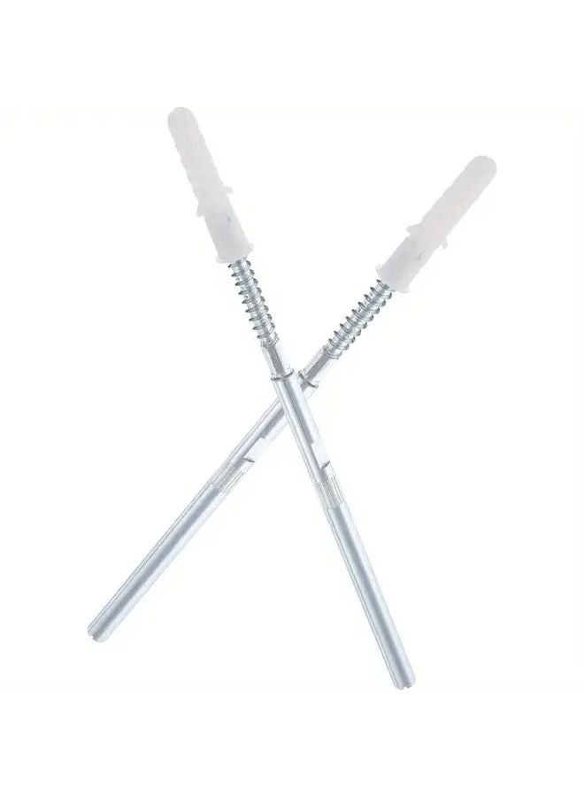 4Pcs Metal Hidden Floating Shelf Brackets 8 X 100mm Invisible Wall Mounted Supports - Image 5