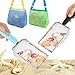 3 otters 2Pack Beach Mesh Shovel with Mesh Beach Bag for Shell Collecting Sand Sifters Shell Collect Bag for Kids Great Shelling Tools - Image 2