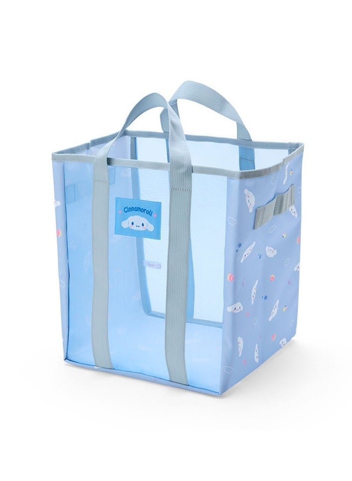 عام كيس تخزين بشبكة شفافة بسعة كبيرة، كيس جيلي عادي قابل للطي، كيس محمول للشاطئ.