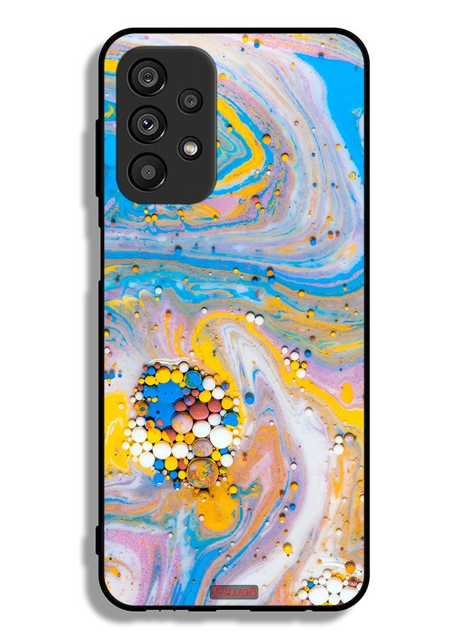 Tolwak Samsung Galaxy A23 5G Protective Case Cover Gems Colorful Abstraction - Image 1