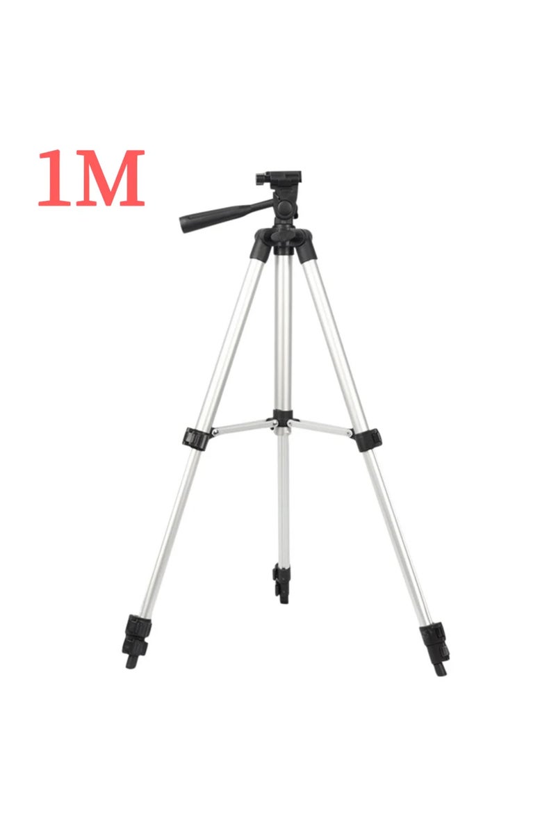 إيروريكس حامل ثلاثي القوائم من سبائك الألومنيوم قابل لتعديل الارتفاع، بارتفاعات 1 متر، 1 متر/1.2 متر/1.5 متر، مزود بميزان ليزر.