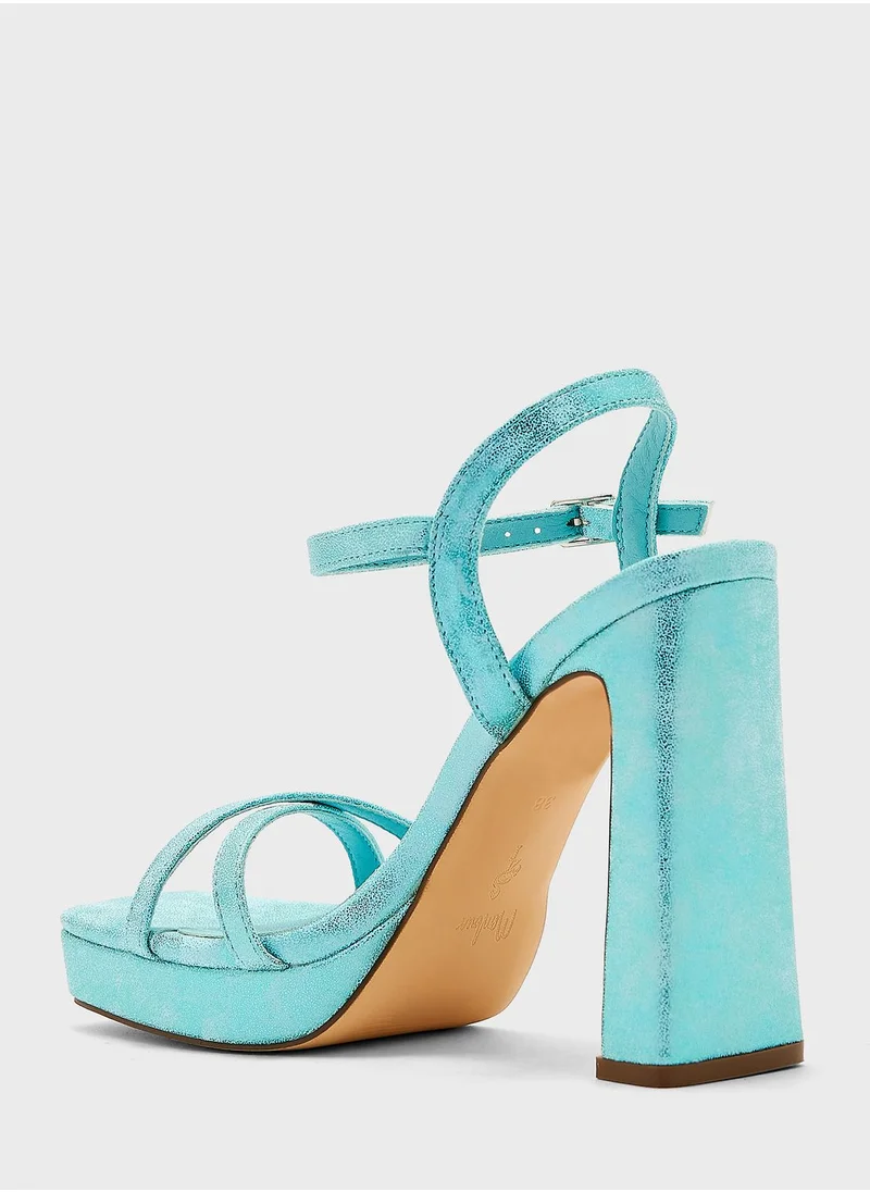 MENBUR Ankle Strap High Heel Sandals