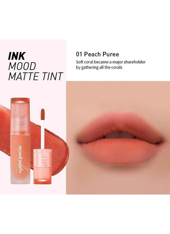 Peripera إنك مود مات تينت 001 بيتش بيوريه  - Image 3