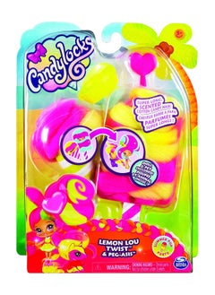 Candylocks 2-Pack Collectible Doll Plush toy and Pet with Accessories (Randomly Picked)