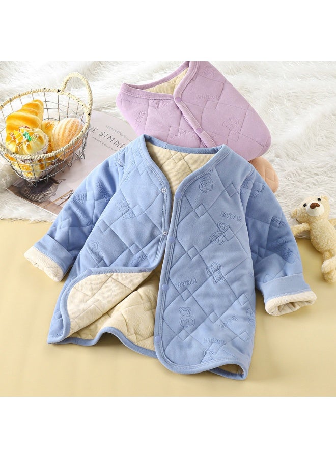 School Uniform Artifact Children's Thermal Underwear Suit Fleece-lined Thickened Boy's Autumn Clothes Autumn Trousers Women's Children's Wear Warm Clothes Autumn And Winter