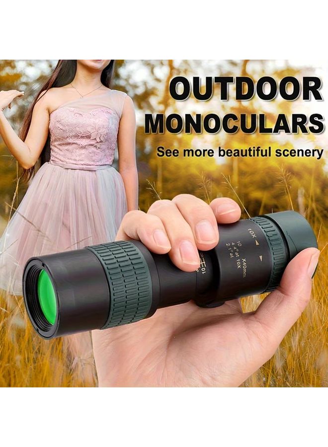 High Definition Monocular Telescope Professional Zoom Lens Wide Field Of View Durable Rubber - Image 5