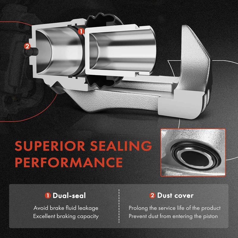 A-Premium Front Left Brake Caliper Assembly for Toyota and Lexus - Image 4