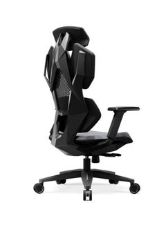 AFTERWORK Astron Gaming Chair - Premium Ergonomic Gaming Chair with Multi-Functional Mechanism, Headphone Hanger, Carbon Fiber Textured Frame and Adaptive Shoulder & Lumber Support (Black)  - Image 1