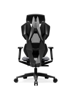 AFTERWORK Astron Gaming Chair - Premium Ergonomic Gaming Chair with Multi-Functional Mechanism, Headphone Hanger, Carbon Fiber Textured Frame and Adaptive Shoulder & Lumber Support (Black)  - Image 2