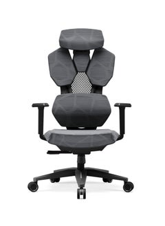 AFTERWORK Astron Gaming Chair - Premium Ergonomic Gaming Chair with Multi-Functional Mechanism, Headphone Hanger, Carbon Fiber Textured Frame and Adaptive Shoulder & Lumber Support (Black)  - Image 4
