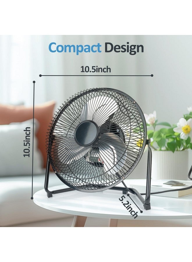 Beestar BEESTAR Floor Fan,3-Speed Portable Metal Fan, Fan Quiet for Home,Floor Fan with Adjustable Tilt for Home Office Bedroom,Black (9 INCH) - Image 3