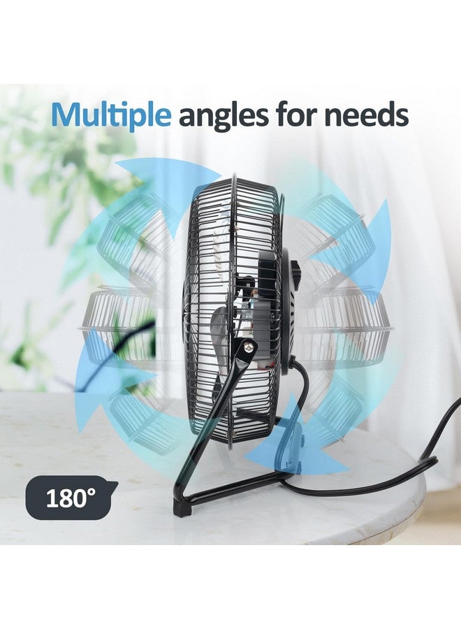 Beestar BEESTAR Floor Fan,3-Speed Portable Metal Fan, Fan Quiet for Home,Floor Fan with Adjustable Tilt for Home Office Bedroom,Black (9 INCH) - Image 4