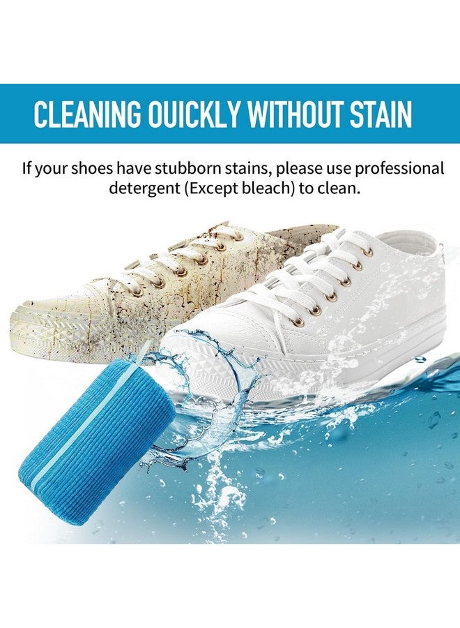 SIRTERIQ SIRTERIQ Shoe Washing Bag for Washing Machine & Dryer | Reusable Chenille Laundry Bag for Sneakers, Trainers & Delicates | Durable Side Zipper | 360° Deep Cleaning | Travel Shoe Organizer (Blue) - Image 2