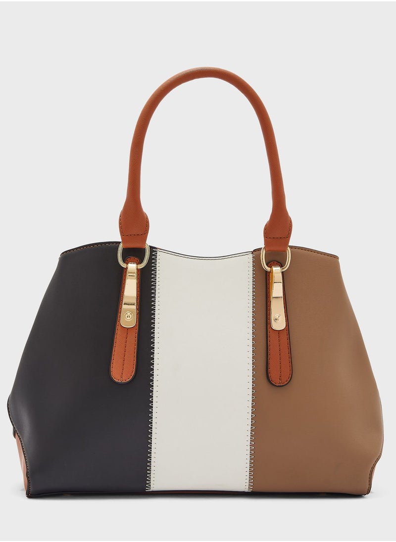 ELLA - 4 In 1 Handbag Set With Tote, Crossbody, Pouch And Cardholder - Image 1