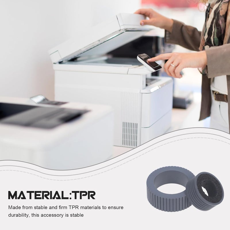 DOITOOL Scanner Roller Pager Accessories Provides Additional Protection 4pcs Replacement Made of Sturdy TPR Material and Enhances Scanning Efficiency for Scanner - Image 5