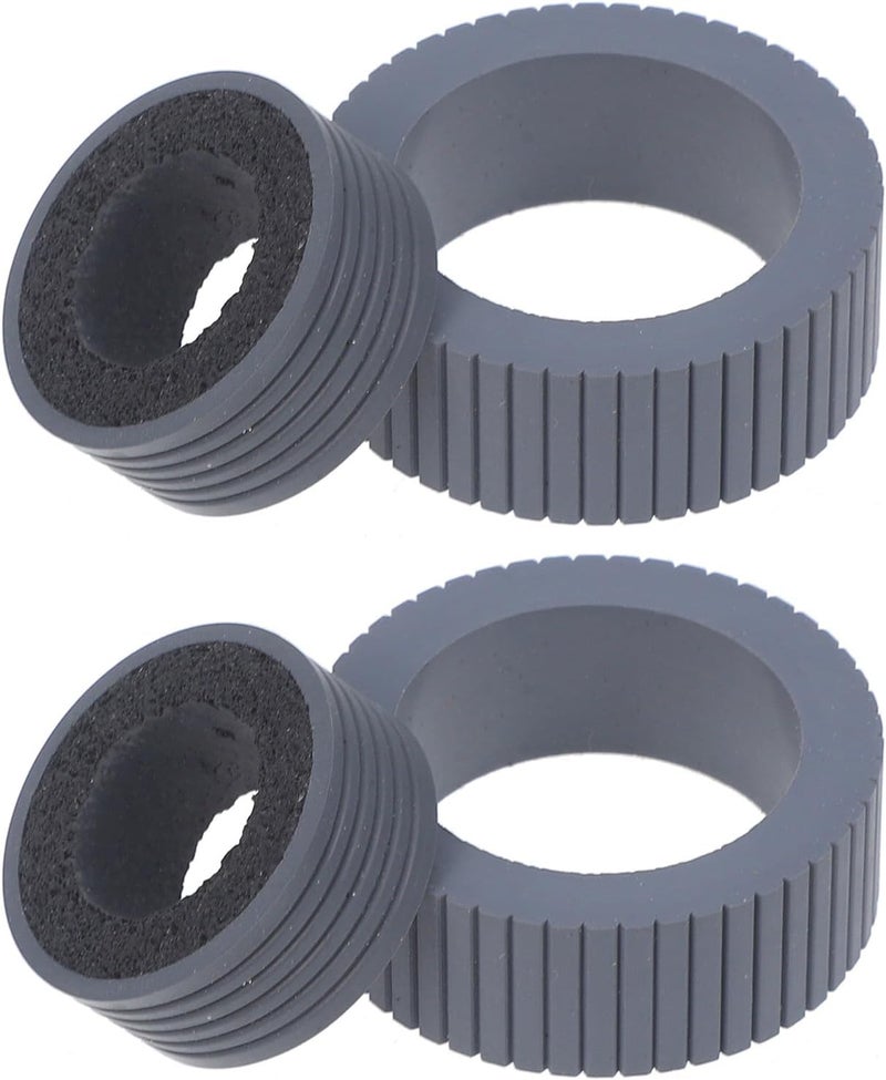 DOITOOL Scanner Roller Pager Accessories Provides Additional Protection 4pcs Replacement Made of Sturdy TPR Material and Enhances Scanning Efficiency for Scanner - Image 1