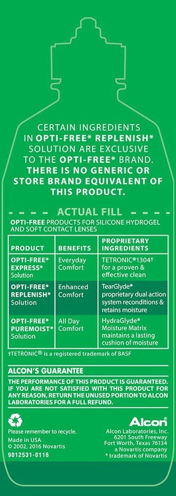 Opti-Free Opti-Free Replenish Multi-Purpose Disinfecting Solution With Lens Case, 10 Fl Oz  - Image 5