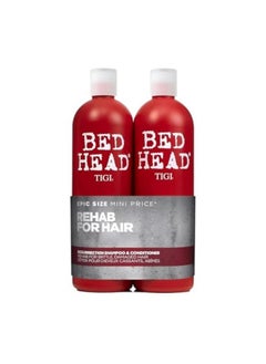 BED HEAD Tigi Bed Head Urban Anti+dotes Resurrection Shampoo & Conditioner Damage Level 3, 25.36 Ounce(Pack of 2)  - Image 1