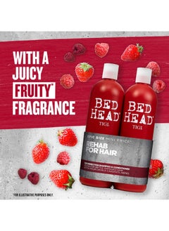 BED HEAD Tigi Bed Head Urban Anti+dotes Resurrection Shampoo & Conditioner Damage Level 3, 25.36 Ounce(Pack of 2)  - Image 4