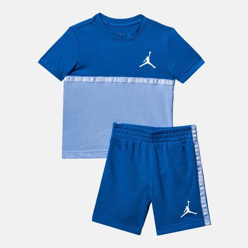 Jordan Kids' Jumpman Blocked Taping T-Shirt and Shorts Set (Baby and Toddler)