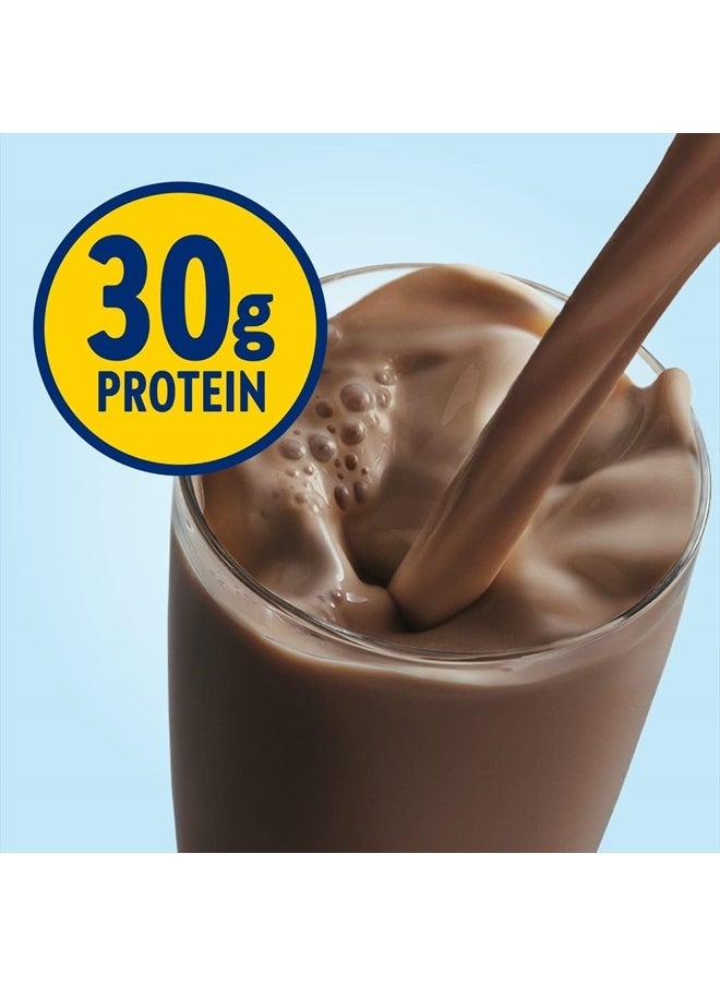 Glucerna - Protein Smart Nutritional Shake, Diabetic Protein Drink, Blood Sugar Management, 30g Protein, 150 Calories, Chocolate, 11-fl-oz Carton, 12 Count - Image 1