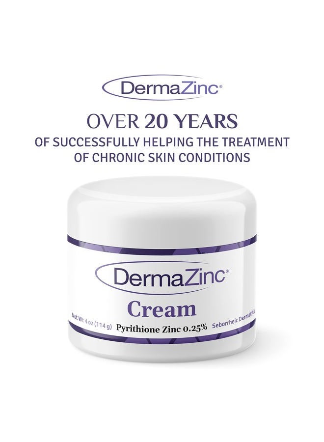 dermazinc Therapy Cream, Zinc Cream for Skin, Skin Disorder Relief Cream for Psoriasis, Dermatitis, Eczema, and Other Skin Condition Symptoms - Image 2