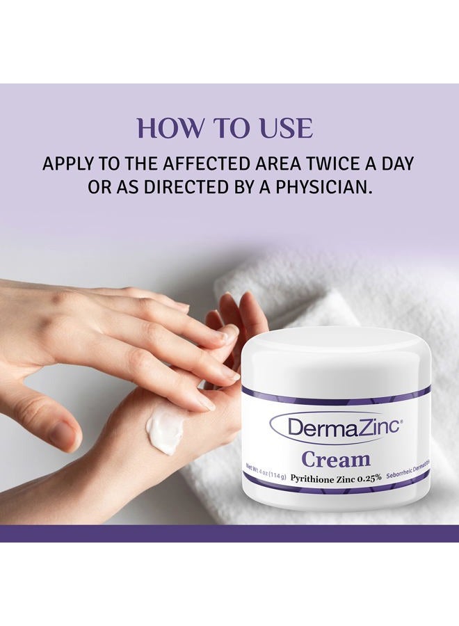 dermazinc Therapy Cream, Zinc Cream for Skin, Skin Disorder Relief Cream for Psoriasis, Dermatitis, Eczema, and Other Skin Condition Symptoms - Image 4