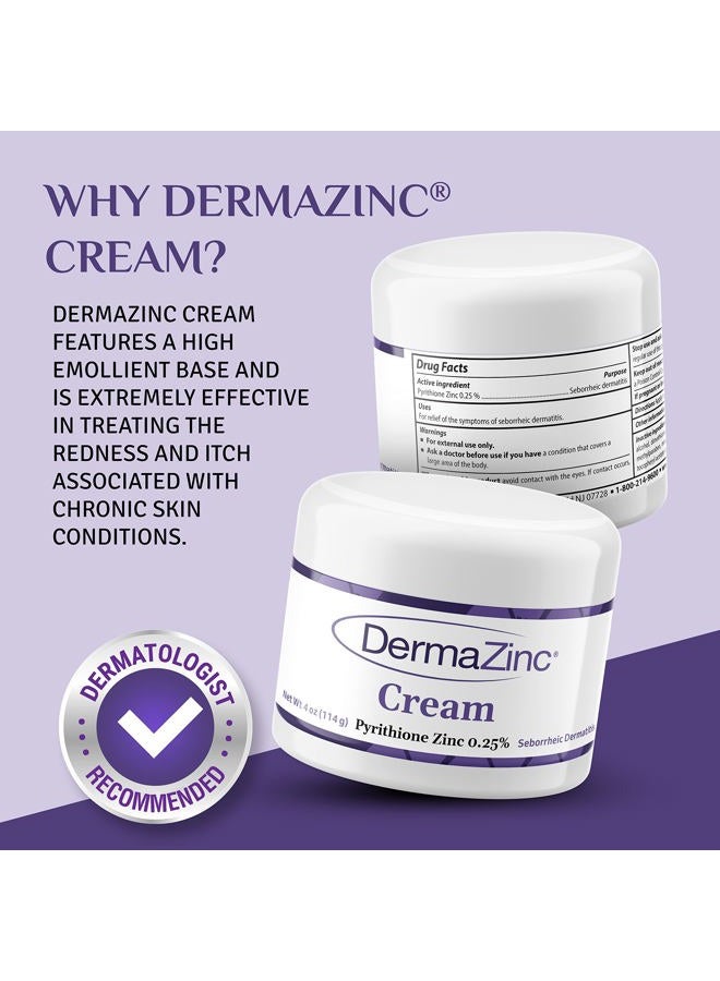 dermazinc Therapy Cream, Zinc Cream for Skin, Skin Disorder Relief Cream for Psoriasis, Dermatitis, Eczema, and Other Skin Condition Symptoms - Image 5