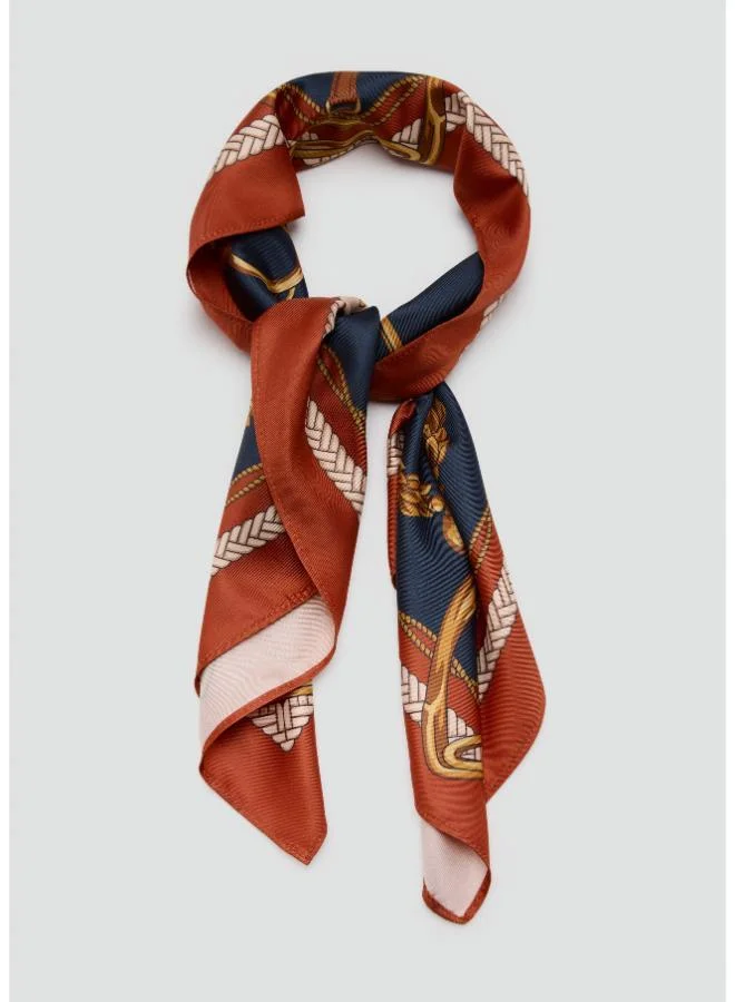 Mango  Chain-print scarf for Women | Best Price UAE