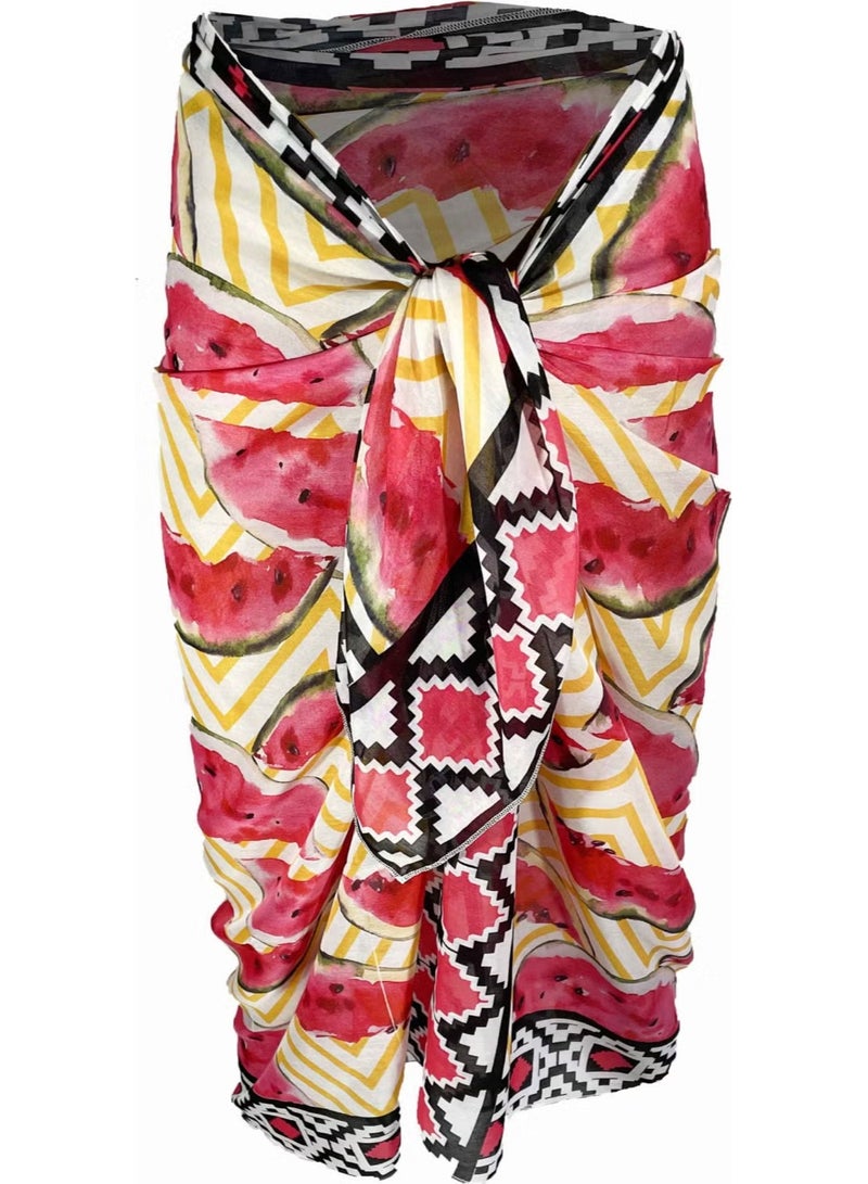 Bolder Watermelon Print Dress - Image 1