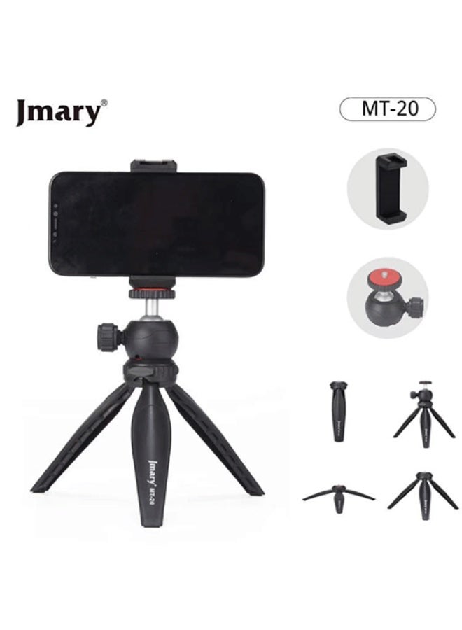 Jmary MT-20 - Table Top Mini Portable Fold-able Tripod Stand for Mobile - Image 1