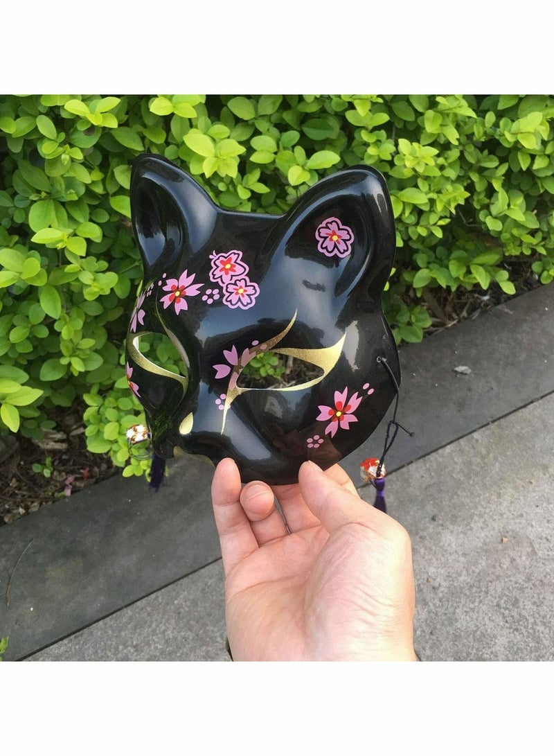 NIBEMINENT Fox Mask Cosplay for Costume,Animal Kabuki Half Face Cat Masks Masquerade Party  - Image 4