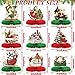 Sinmoe 9 Pcs Vintage Christmas Honeycomb Centerpieces Old World Xmas Party Centerpieces for Tables Victorian Christmas Table Decorations Table Toppers Christmas Paper Centerpiece Signs for Home Holiday - Image 4
