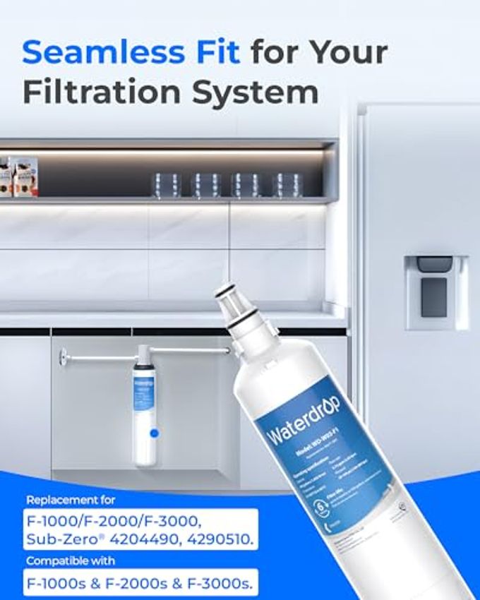 Waterdrop F-1000 Water Filter, Replacement for InSinkErator F-1000, F-2000, F-3000, AquaPure AP Easy C-Complete, 6,000 Gallons, NSF/ANSI 42 - Image 2
