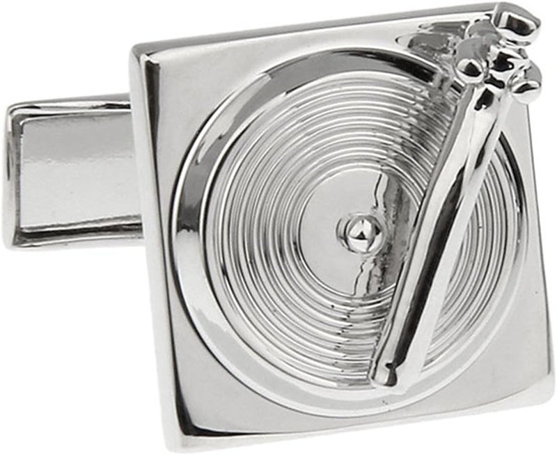 Vcufflinks Vinyl Record Player Cufflinks Cuff Links - Image 1